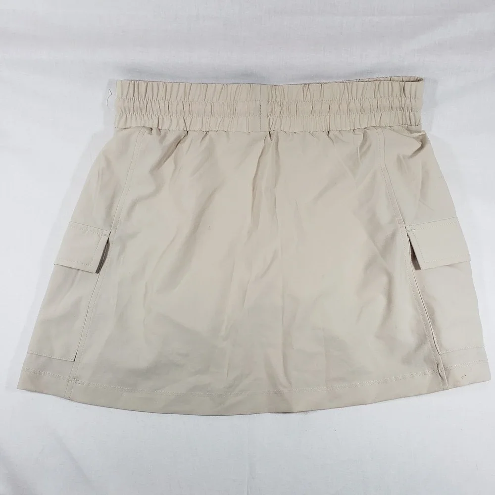 Avalanche Outdoor Supply Co Womens‎ Khaki Cargo Skort UPF 50+ Stretch Medium NEW